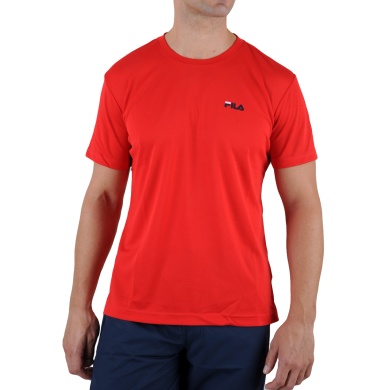 Fila Tennis T-shirt Logo Small Red Men